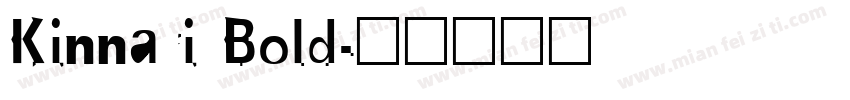 Kinnari Bold字体转换